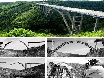 Cuban bridge Bacunayagua: 60 years challenging the abyss.